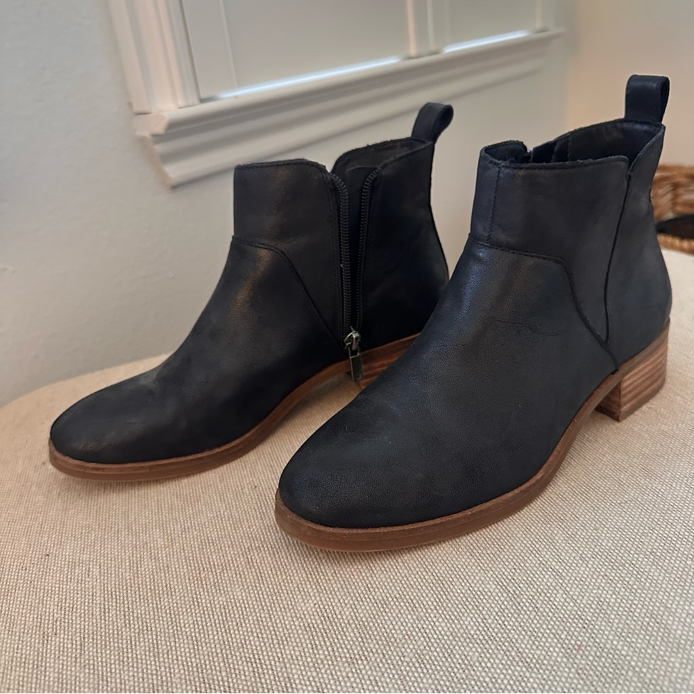 Lucky Brand Ankle Boots black EUC size 7.5 - Picture 5 of 8